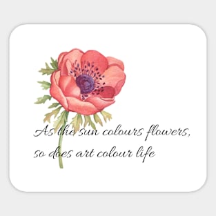 Sun colours flowers Sticker